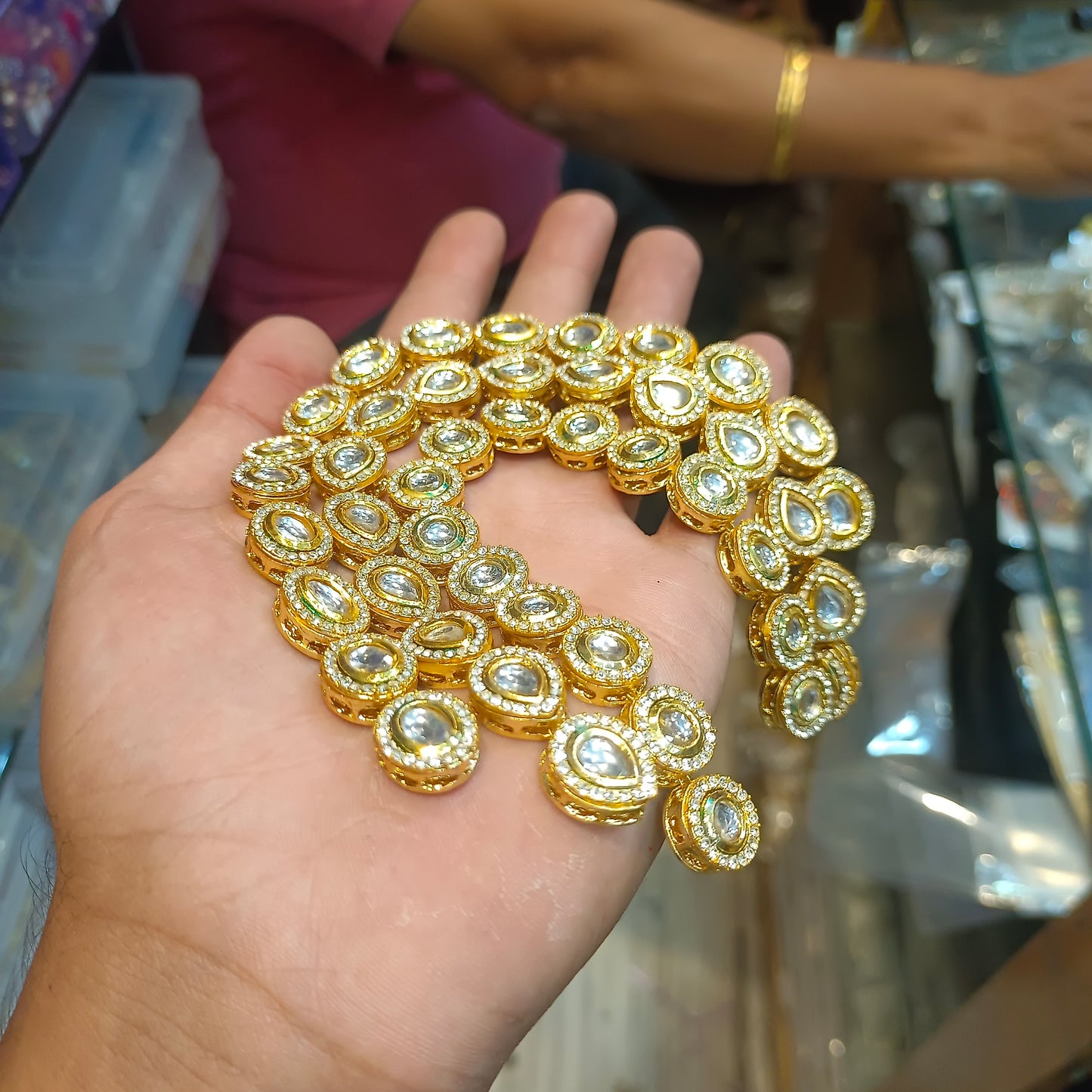 Ad Meena kundan || 12 pcs - 24 pcs packing ||