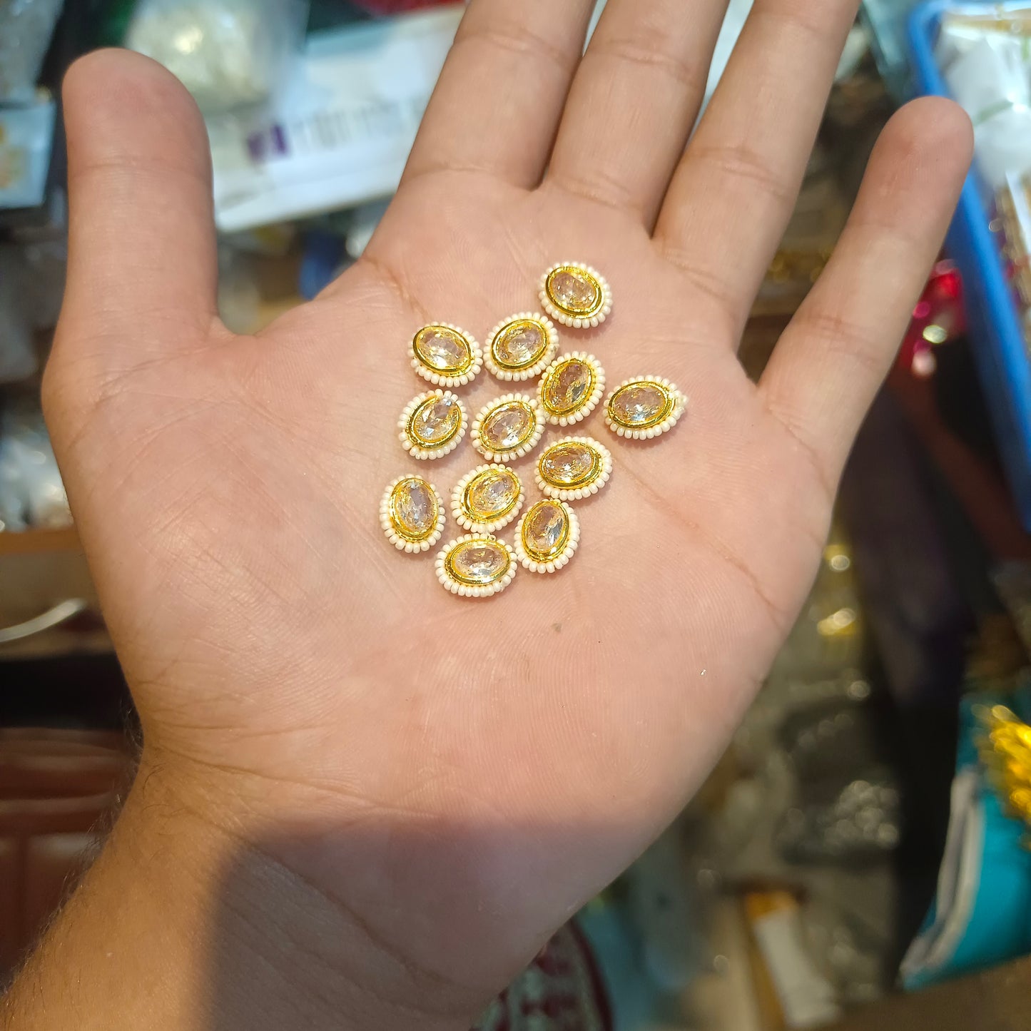 Ad stone kundan || 12 pcs packing ||