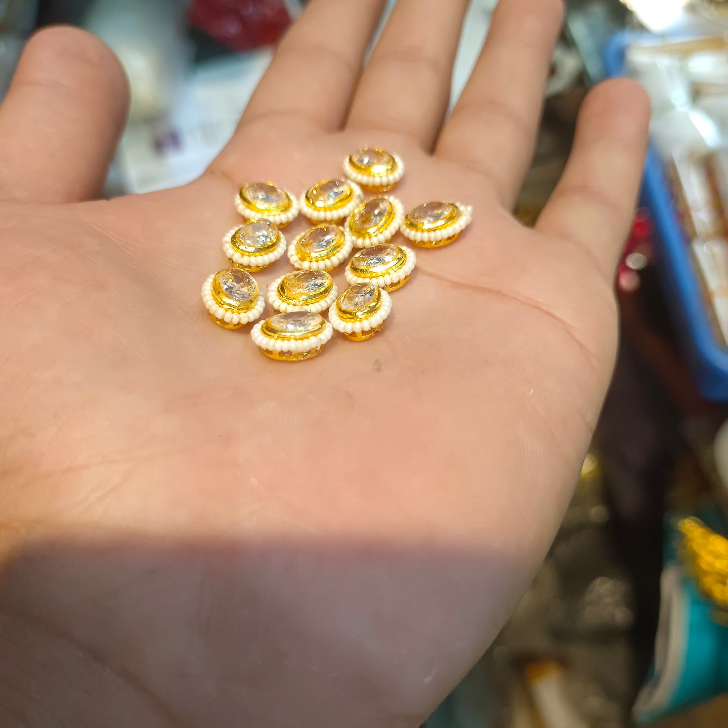Ad stone kundan || 12 pcs packing ||