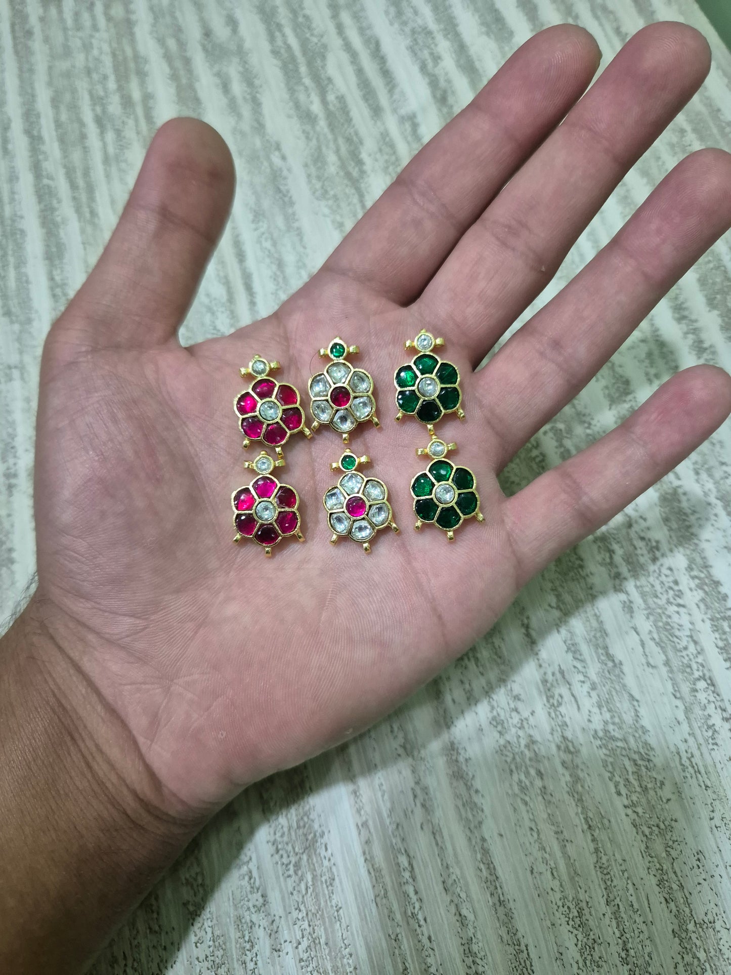 Jadau kundan || 1 pcs - 6 pcs pack ||