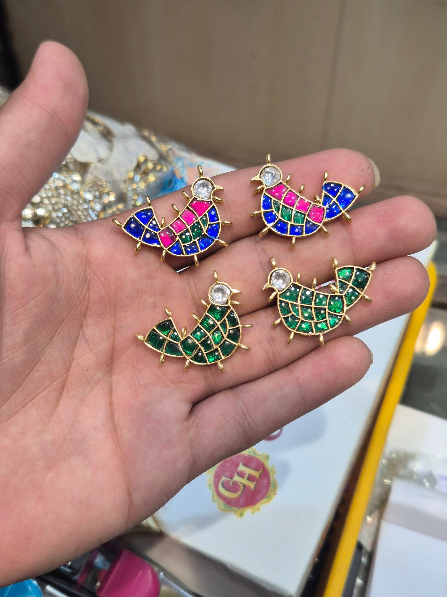 Jadau kundan || 1 piece and 6 pieces pack ||
