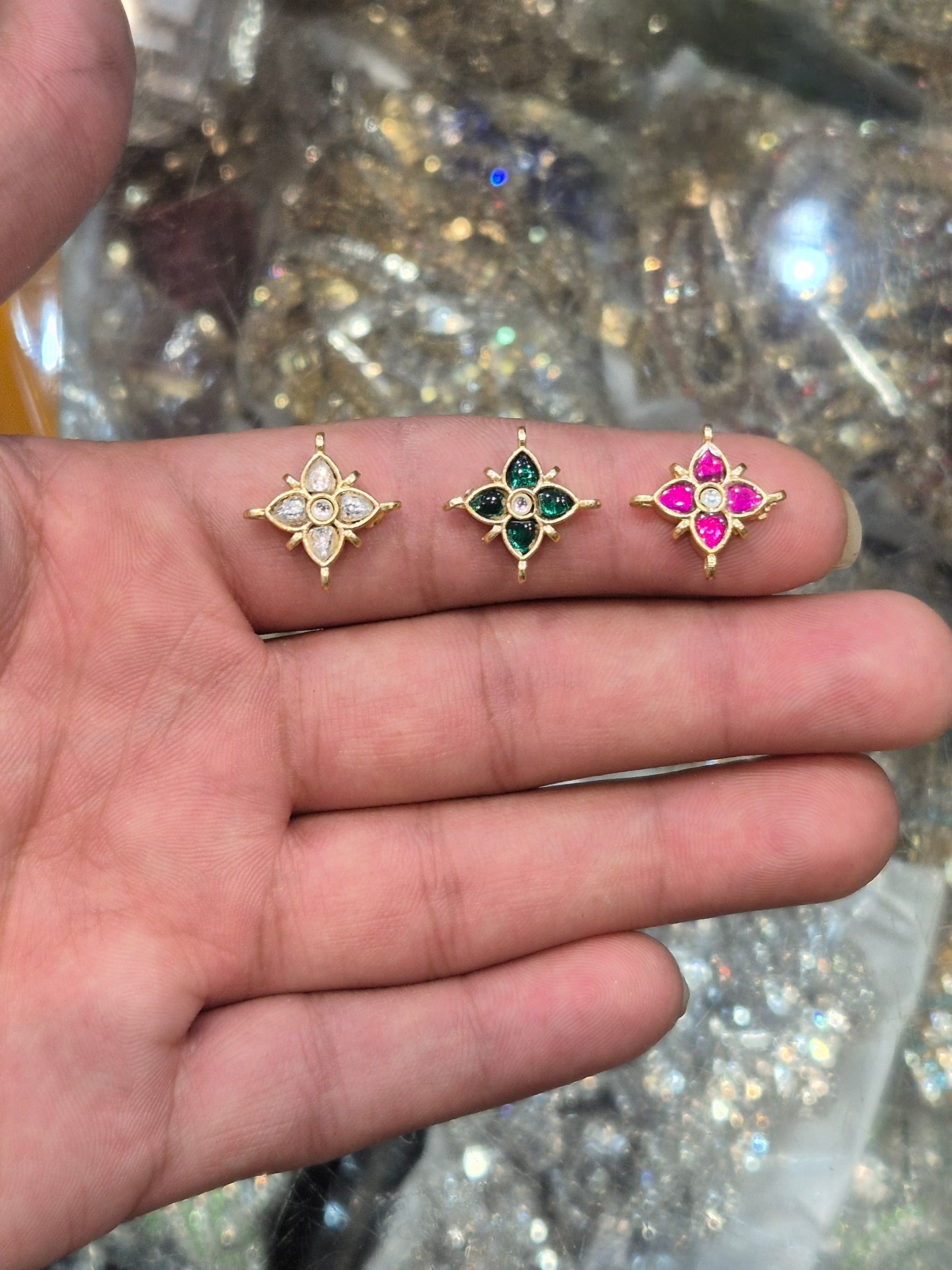 Jadau kundan || 1 piece and 6 pieces pack ||