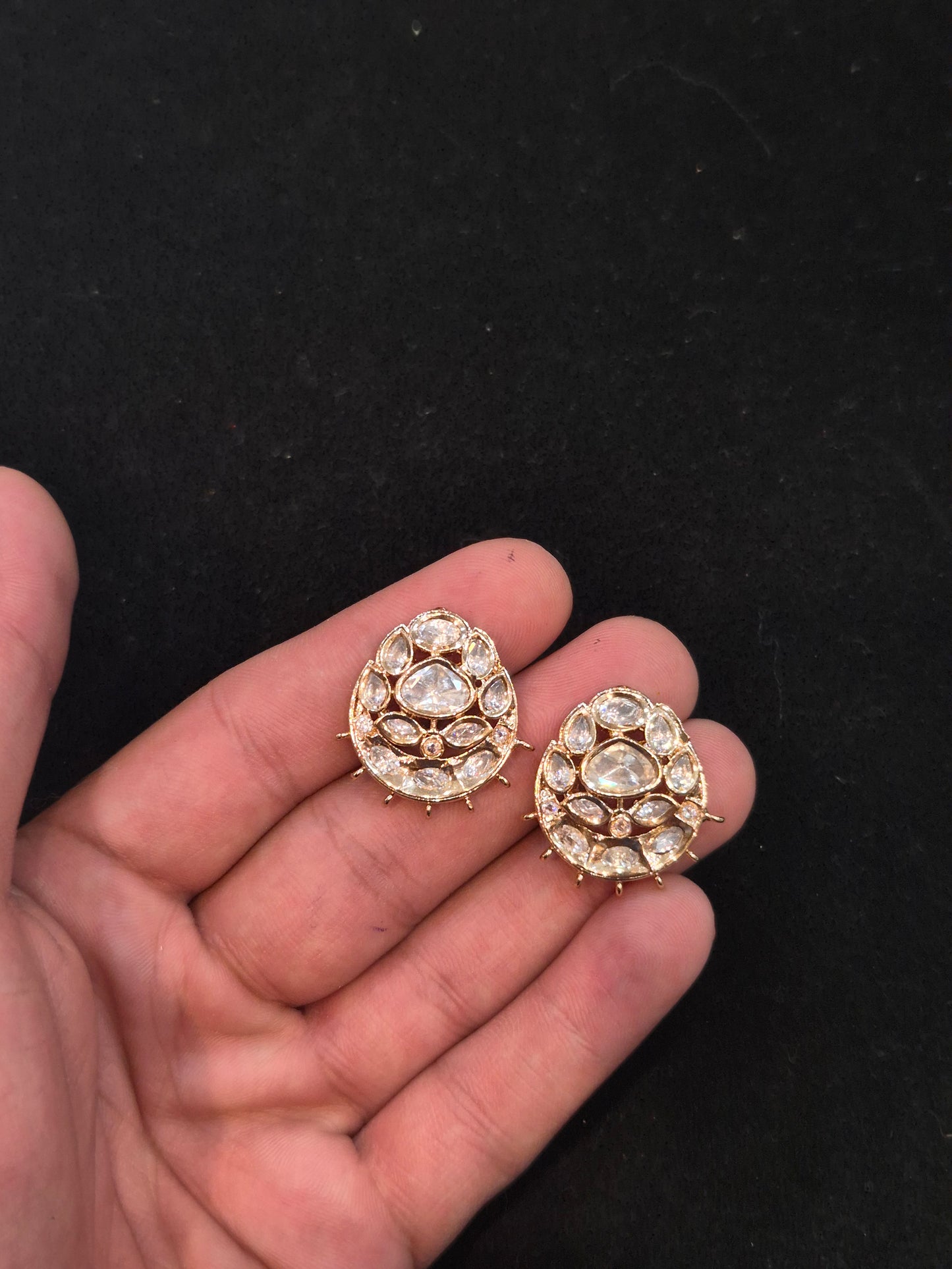 Polki Kundan|| 1 piece and 6 pieces pack||