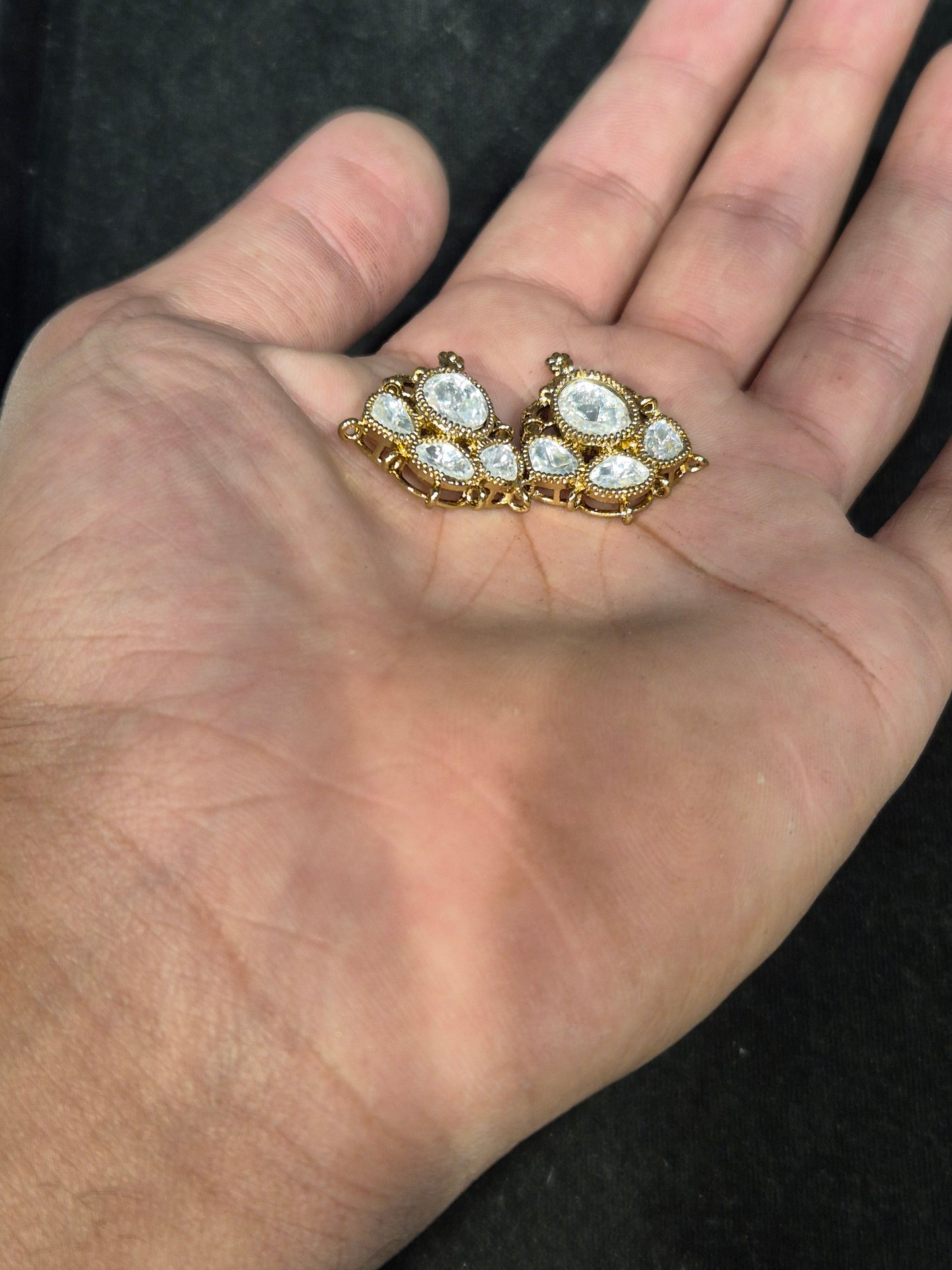 Victorian kundan || 1 piece and 6 piece pack ||