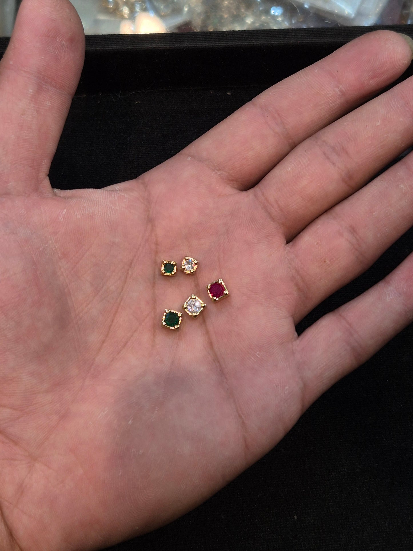 Ad brass Kundan|| 6 piece and ||12 piece pack ||