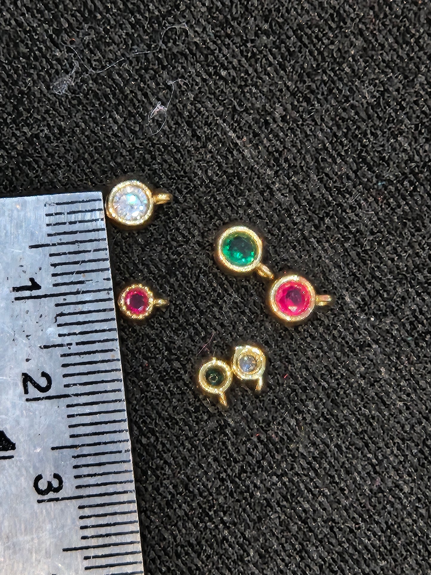 Ad brass Kundan|| 12 piece and|| 50 piece pack ||