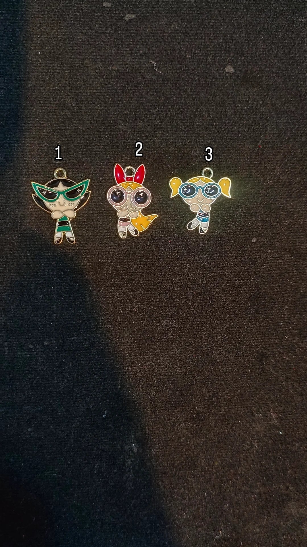 Cartoon enamel charm || 6 pcs packing ||