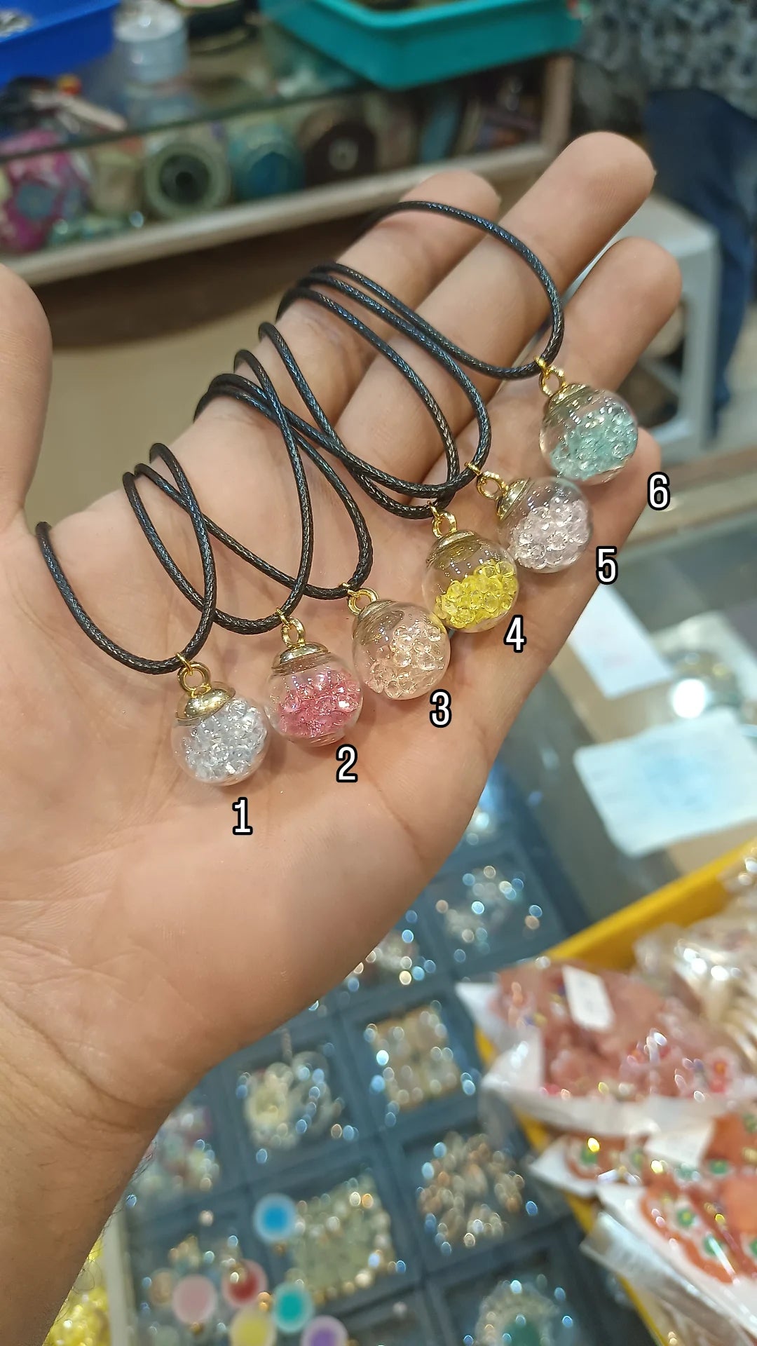 Glass crystal ball || 6 colour available ||