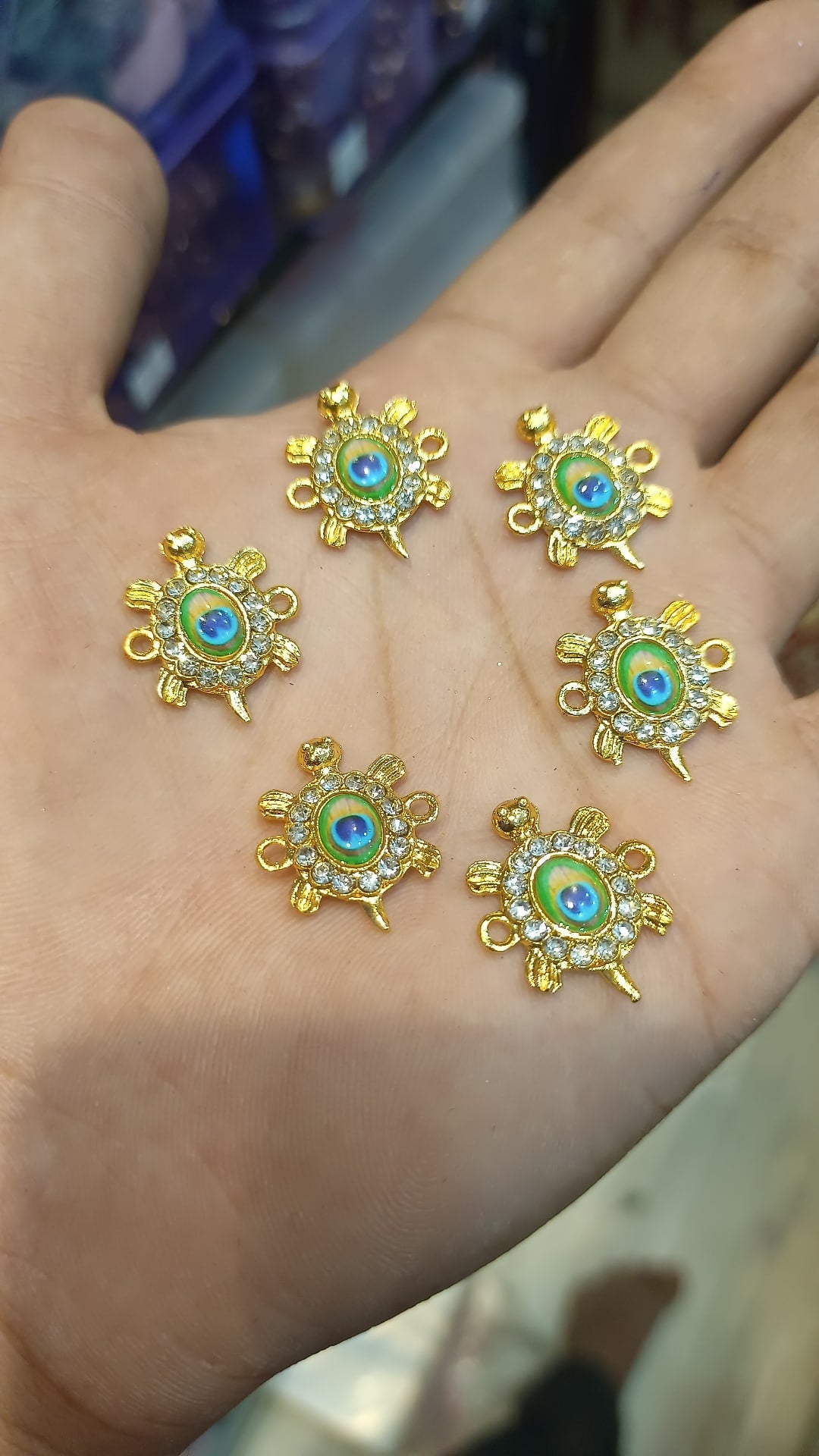 Turtle rakhi pendant || 6 pcs and 12 pcs pack ||