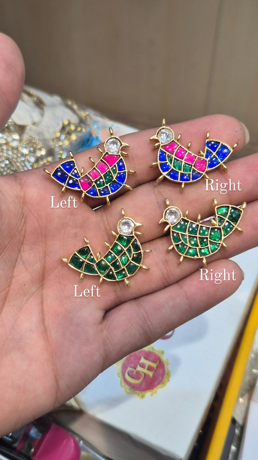 Jadau kundan || 1 piece and 6 pieces pack ||