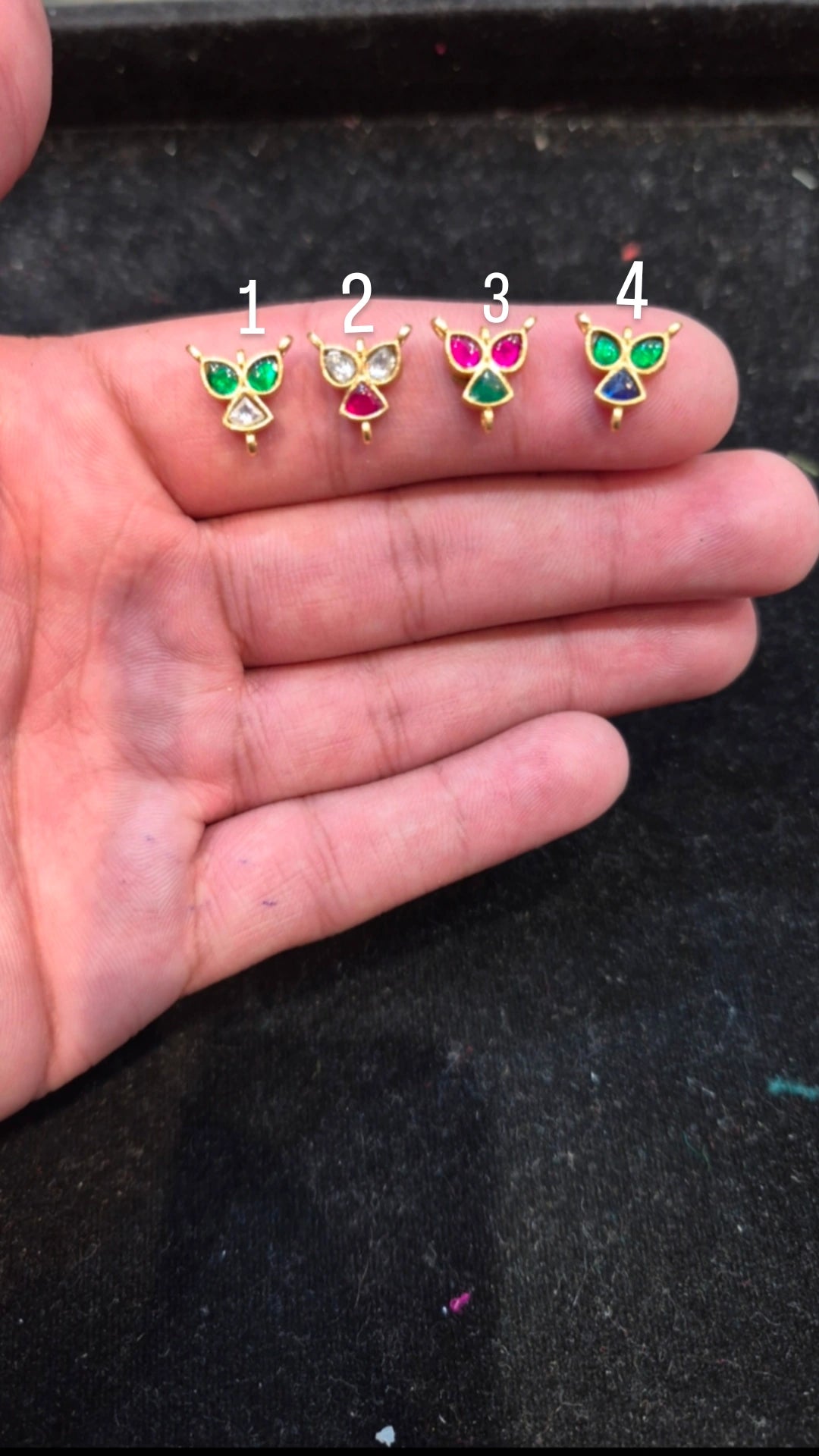 Jadau kundan || 1 piece and 6 pieces pack