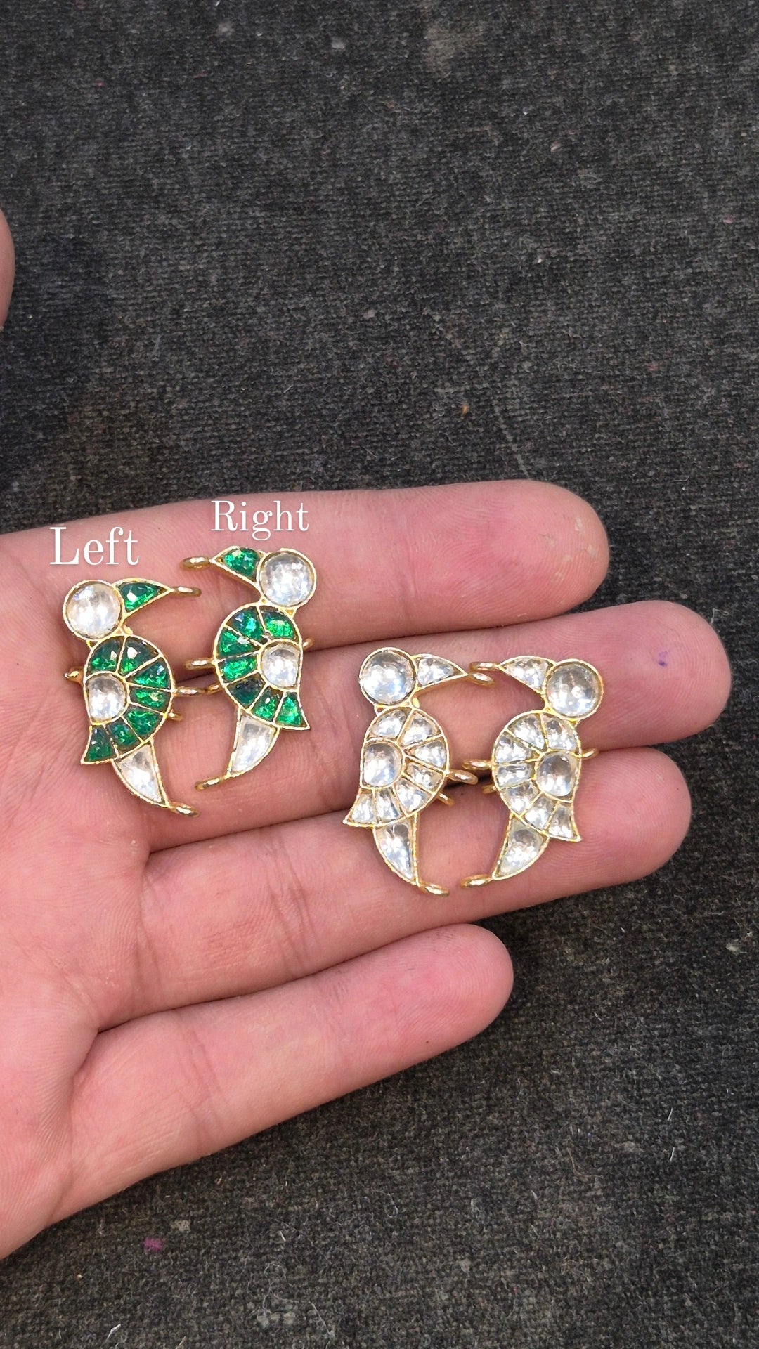 Jadau kundan|| 1 piece and|| 6 pieces pack||