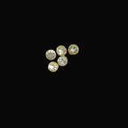 Stone kundan/ anti tarnish golden polish/