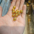 10mm brass balls || anti tarnish|| 12 pcs pack ||