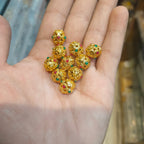 10mm brass balls || anti tarnish|| 12 pcs pack ||