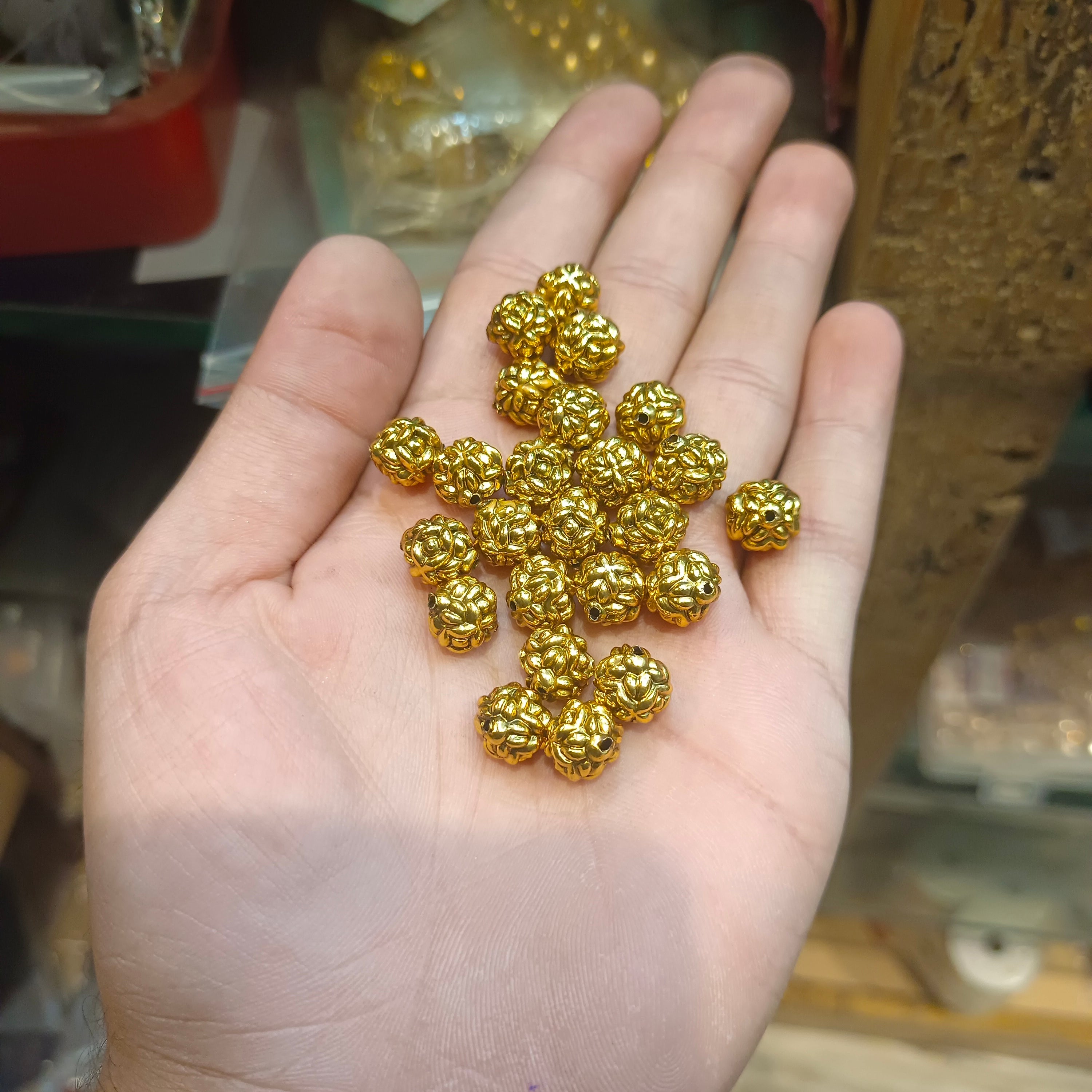 Brass balls || anti tarnish || 12 pcs packing ||
