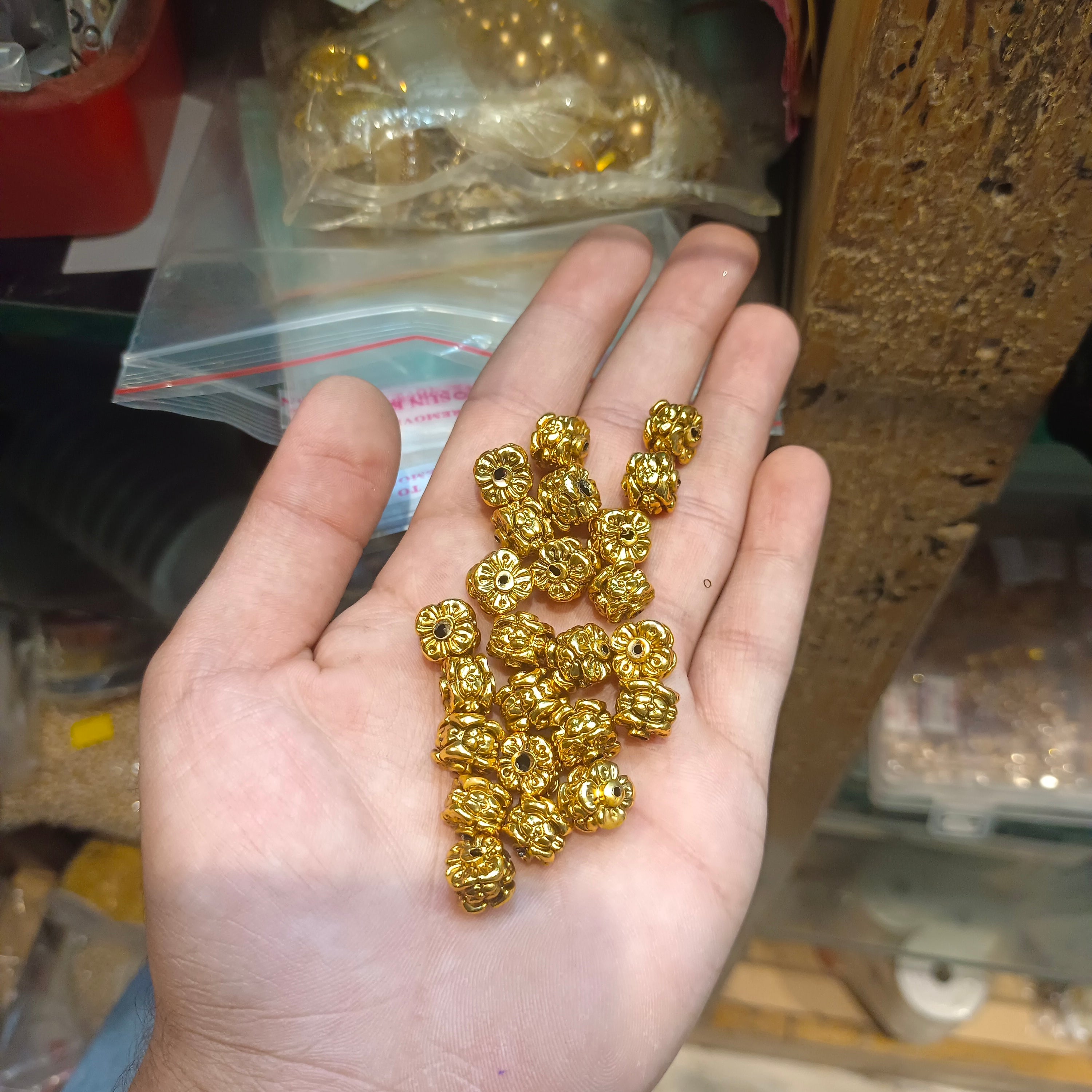 Brass balls || anti tarnish || 12 pcs pack ||