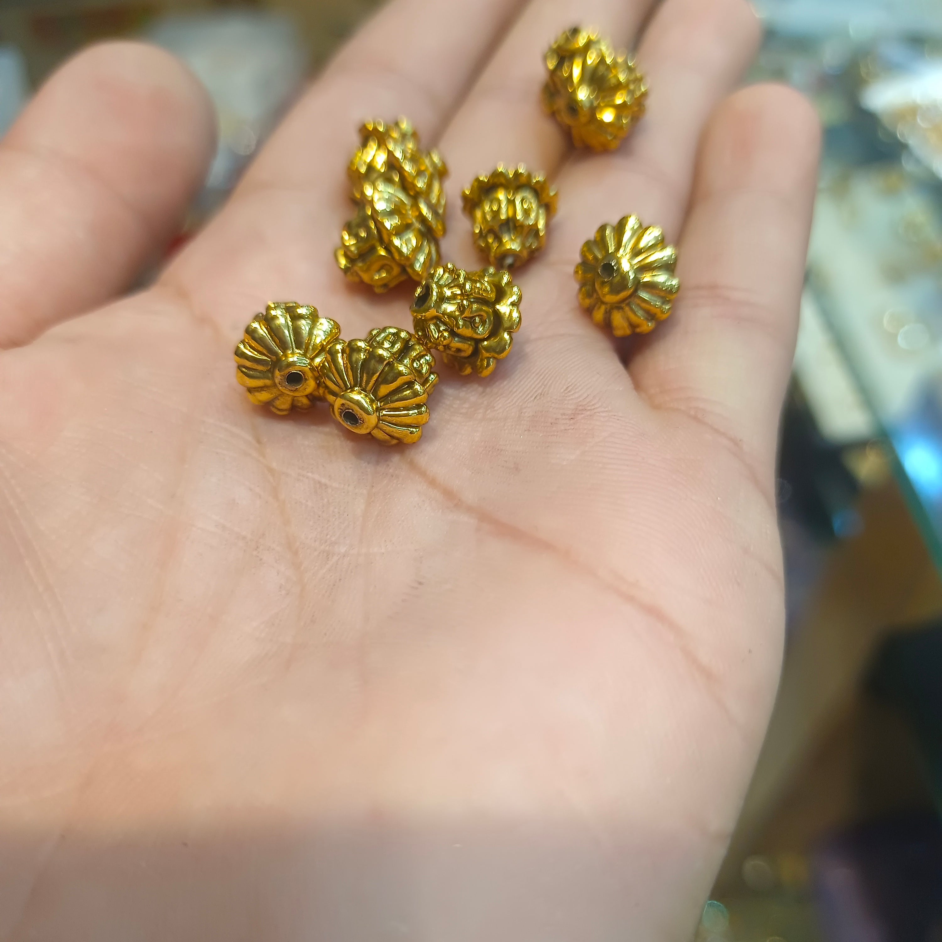 Brass balls || anti tarnish || 12 pcs pack ||