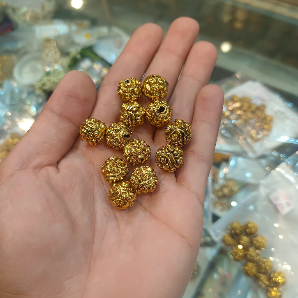 Big size Brass balls || anti tarnish || 12 pcs pack ||