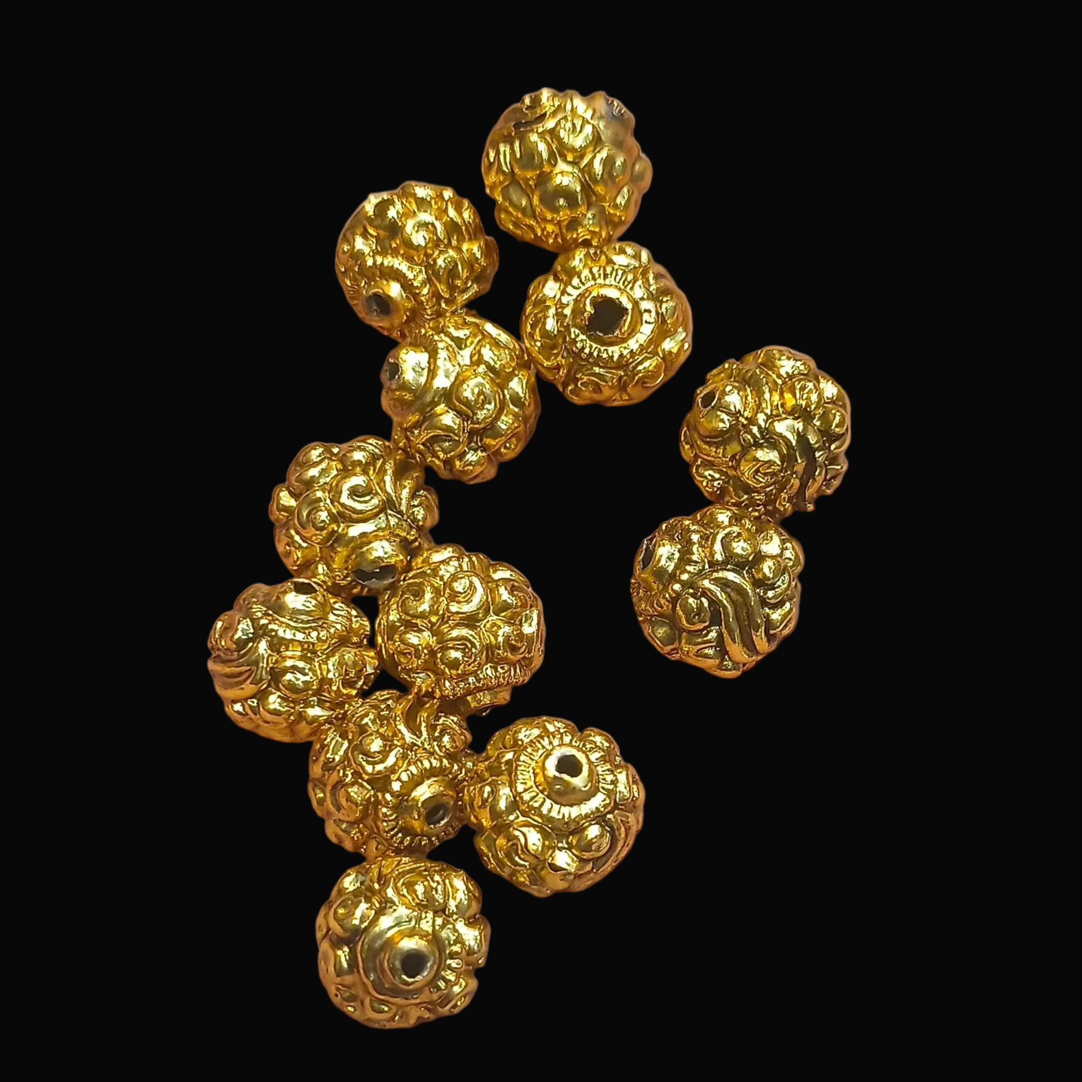 Big size Brass balls || anti tarnish || 12 pcs pack ||