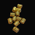 Brass balls || anti tarnish || 12 pcs pack ||