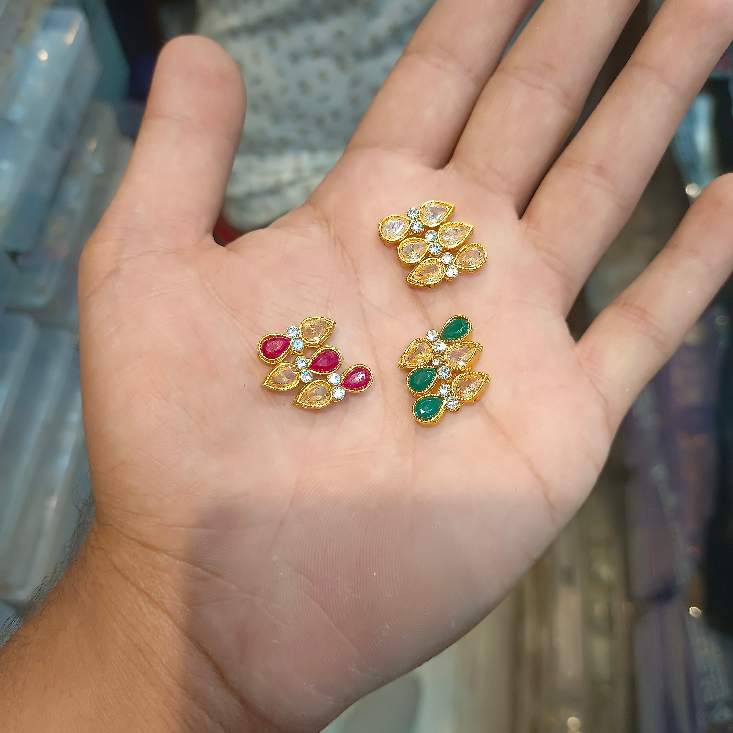 Ad kundan || 6 pcs and 12 pcs pack ||