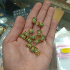 Meena ad balls || anti tarnish || 6 - 12 pcs packing ||