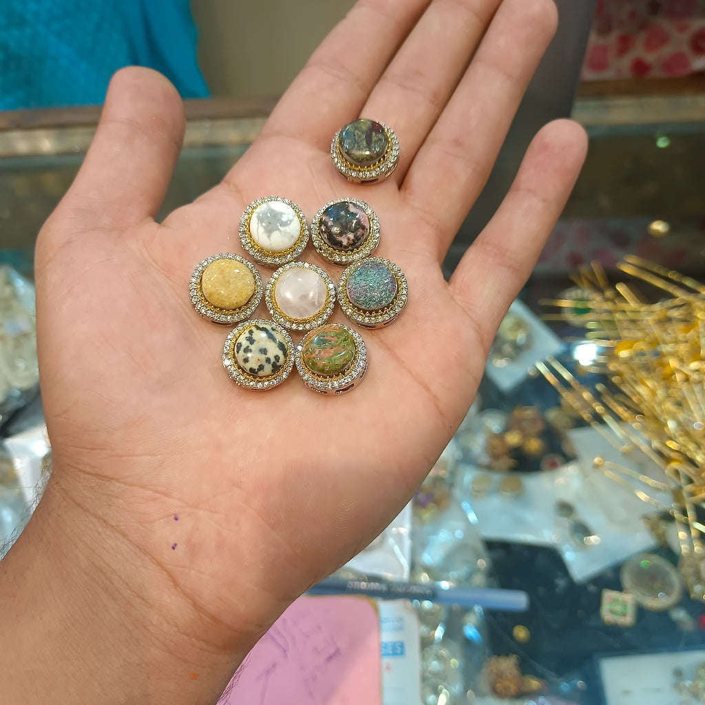 Premium Marble brass kundan