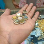Premium Marble brass kundan