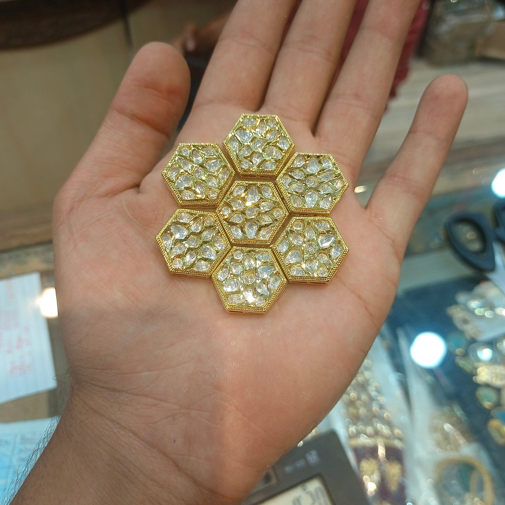 Premium polki kundan || 1 pcs - 12 pcs packing || anti tarnish ||