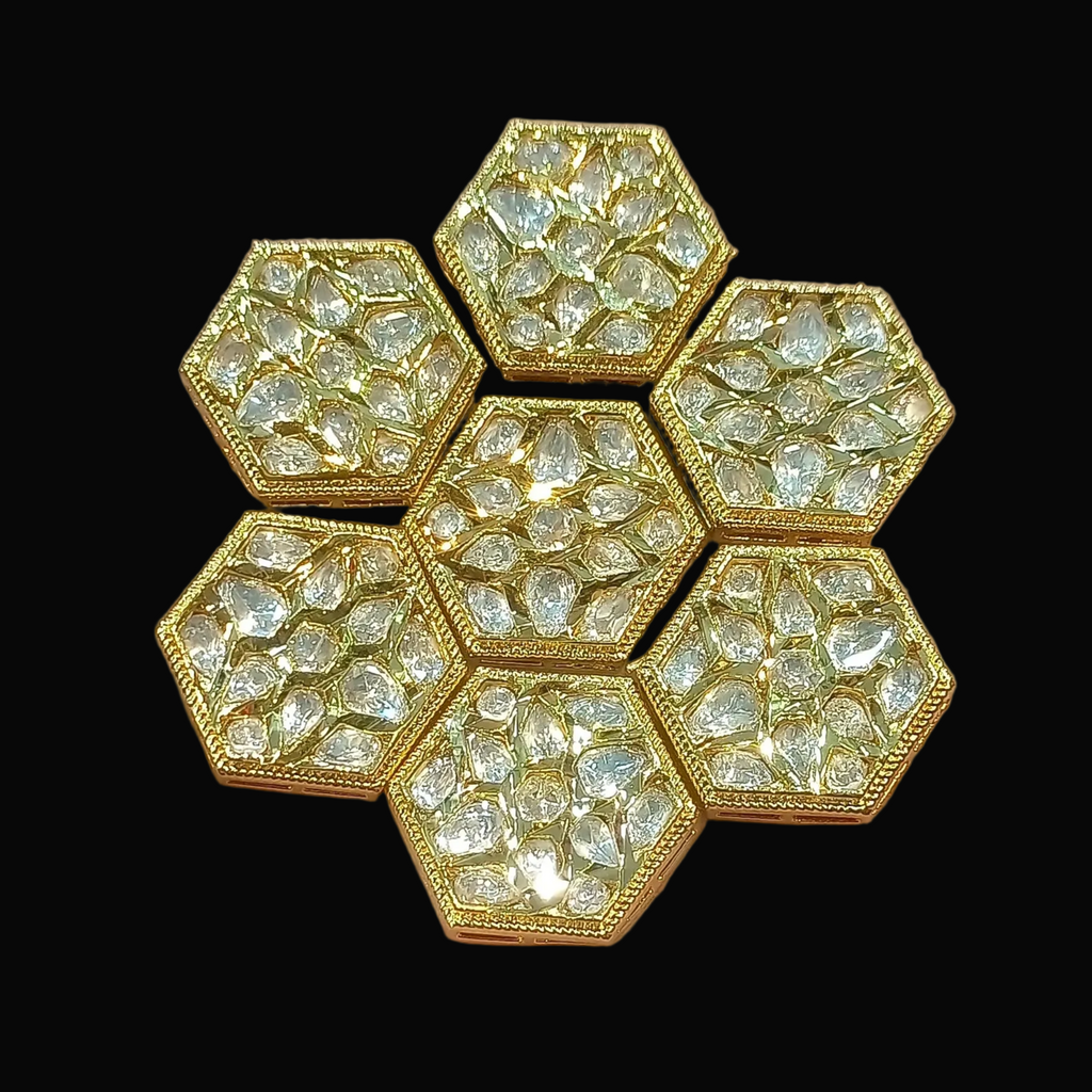 Premium polki kundan || 1 pcs - 12 pcs packing || anti tarnish ||