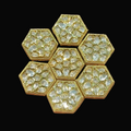 Premium polki kundan || 1 pcs - 12 pcs packing || anti tarnish ||