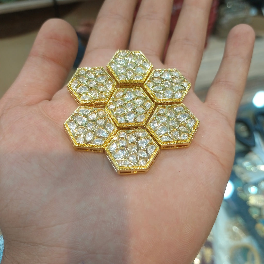 Premium polki kundan || 1 pcs - 12 pcs packing || anti tarnish ||