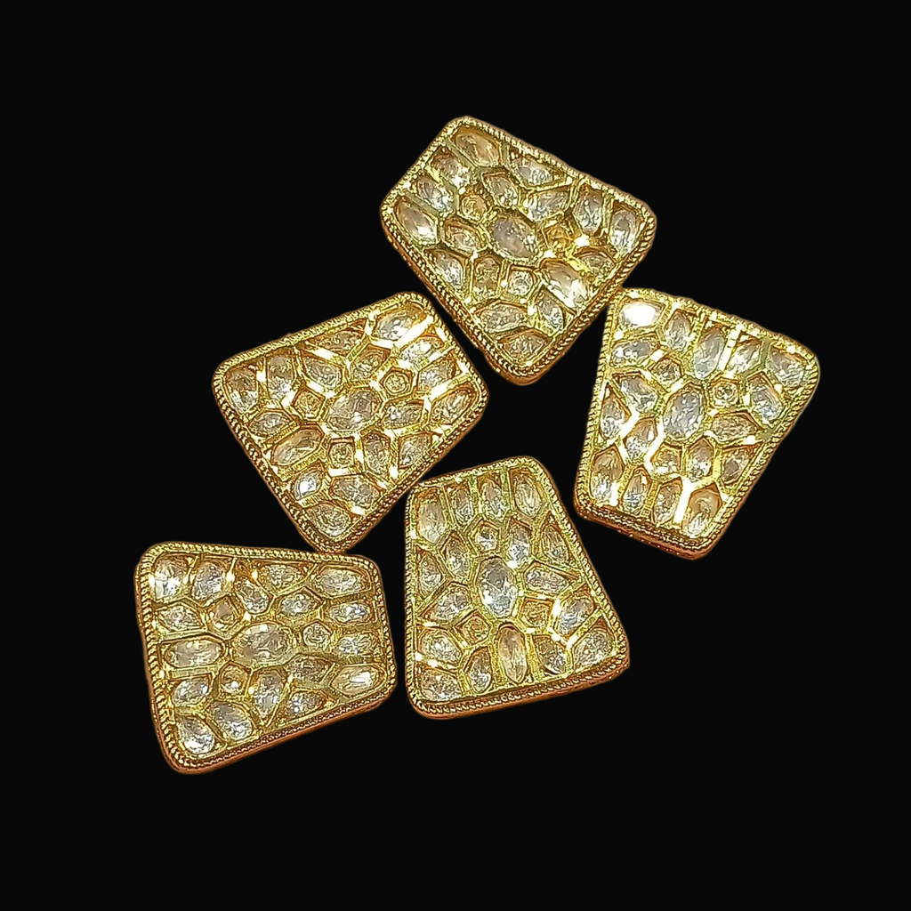 Premium polki kundan|| 1pcs - 12 pcs pack || anti tarnish ||