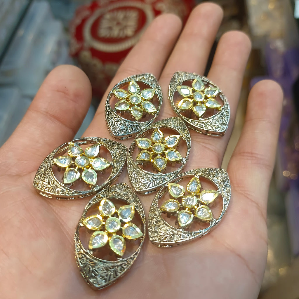 Premium brass kundan