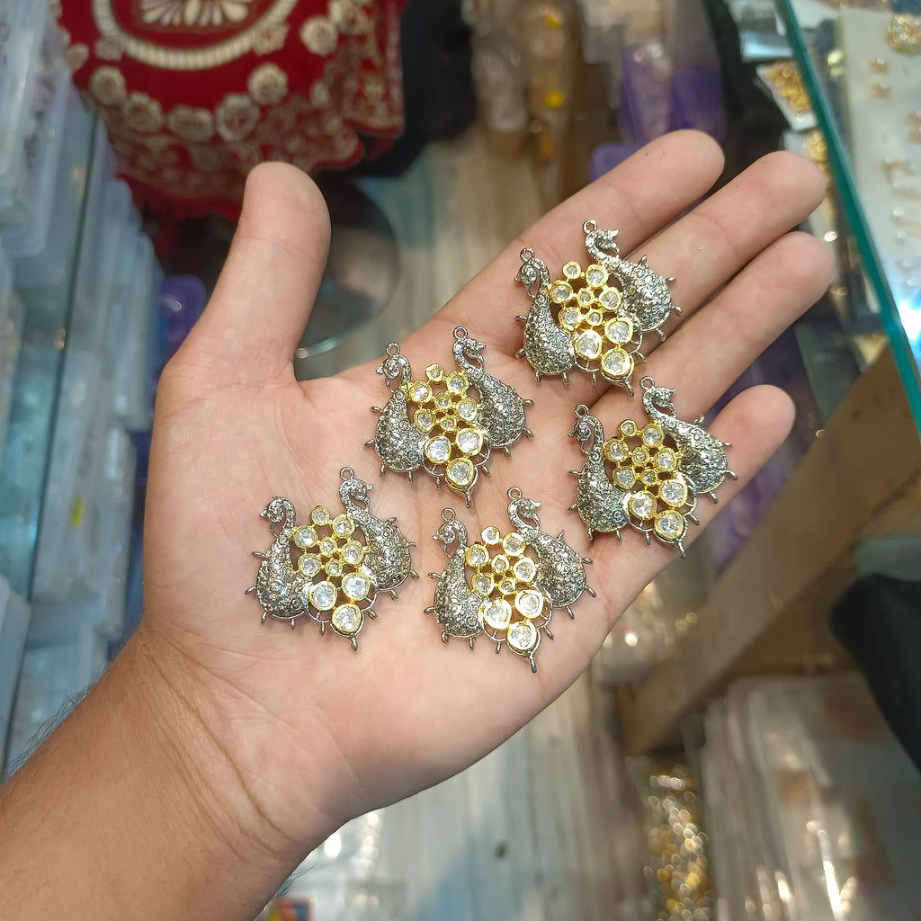 Premium brass kundan