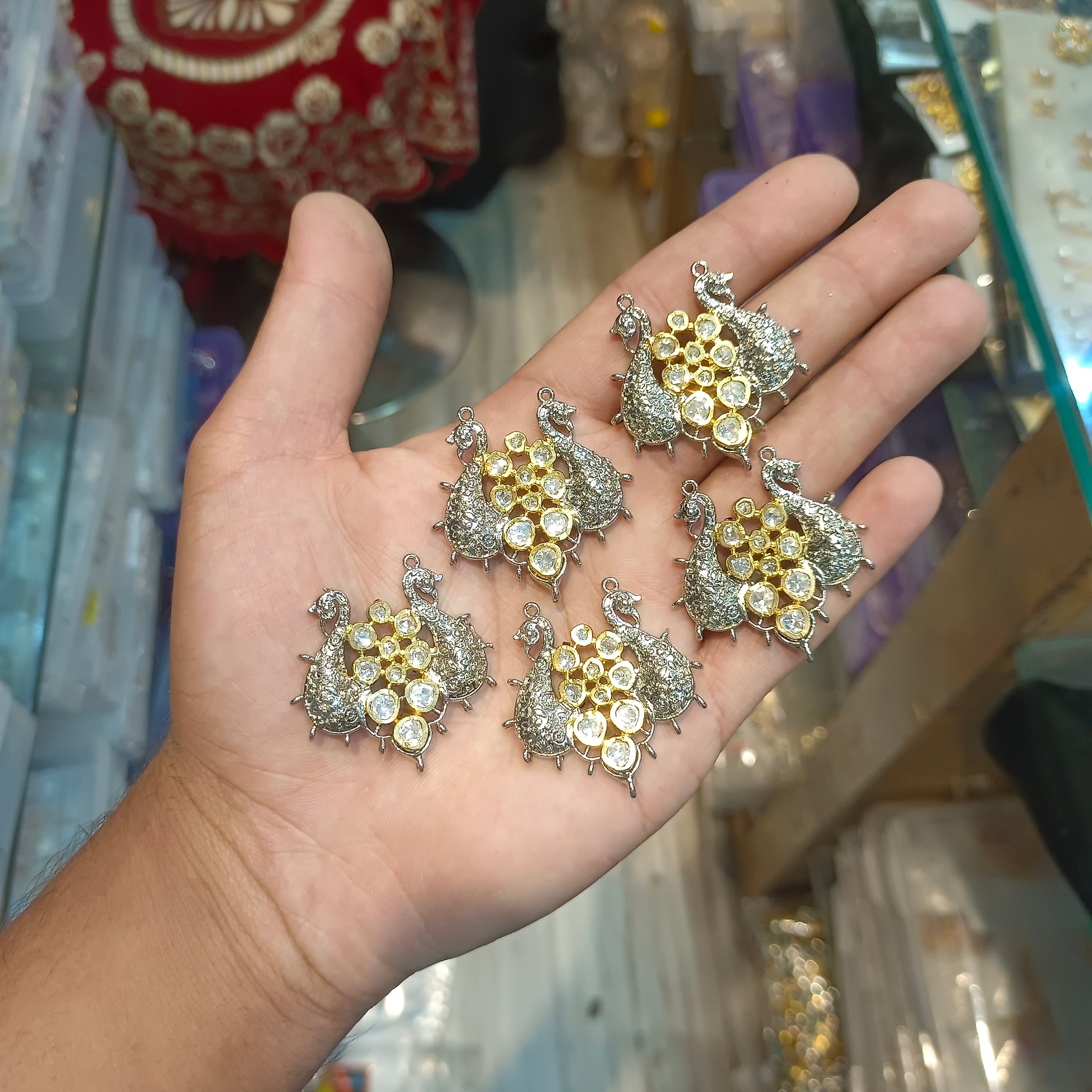 Premium brass kundan