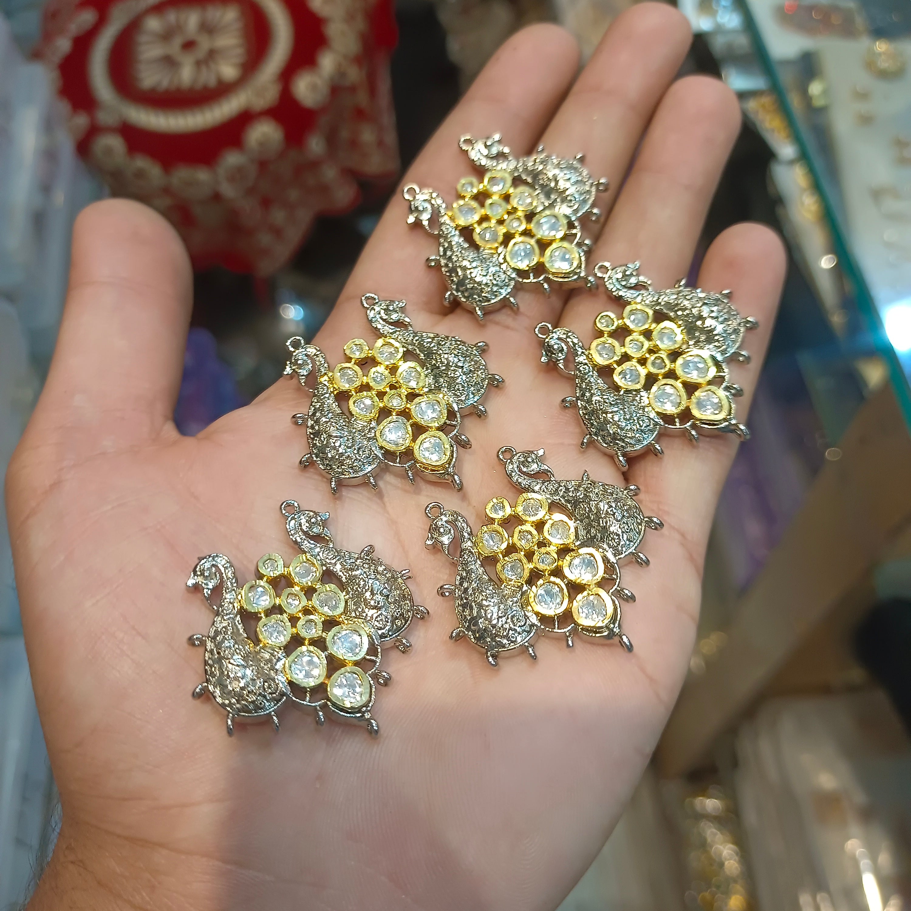 Premium brass kundan