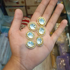 Premium gold brass kundan