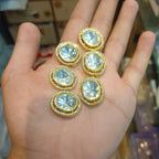 Premium gold brass kundan