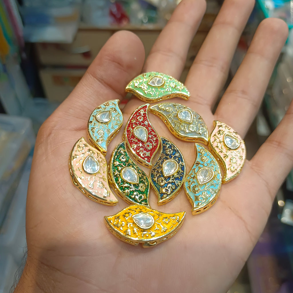 Premium Meena polki kundan