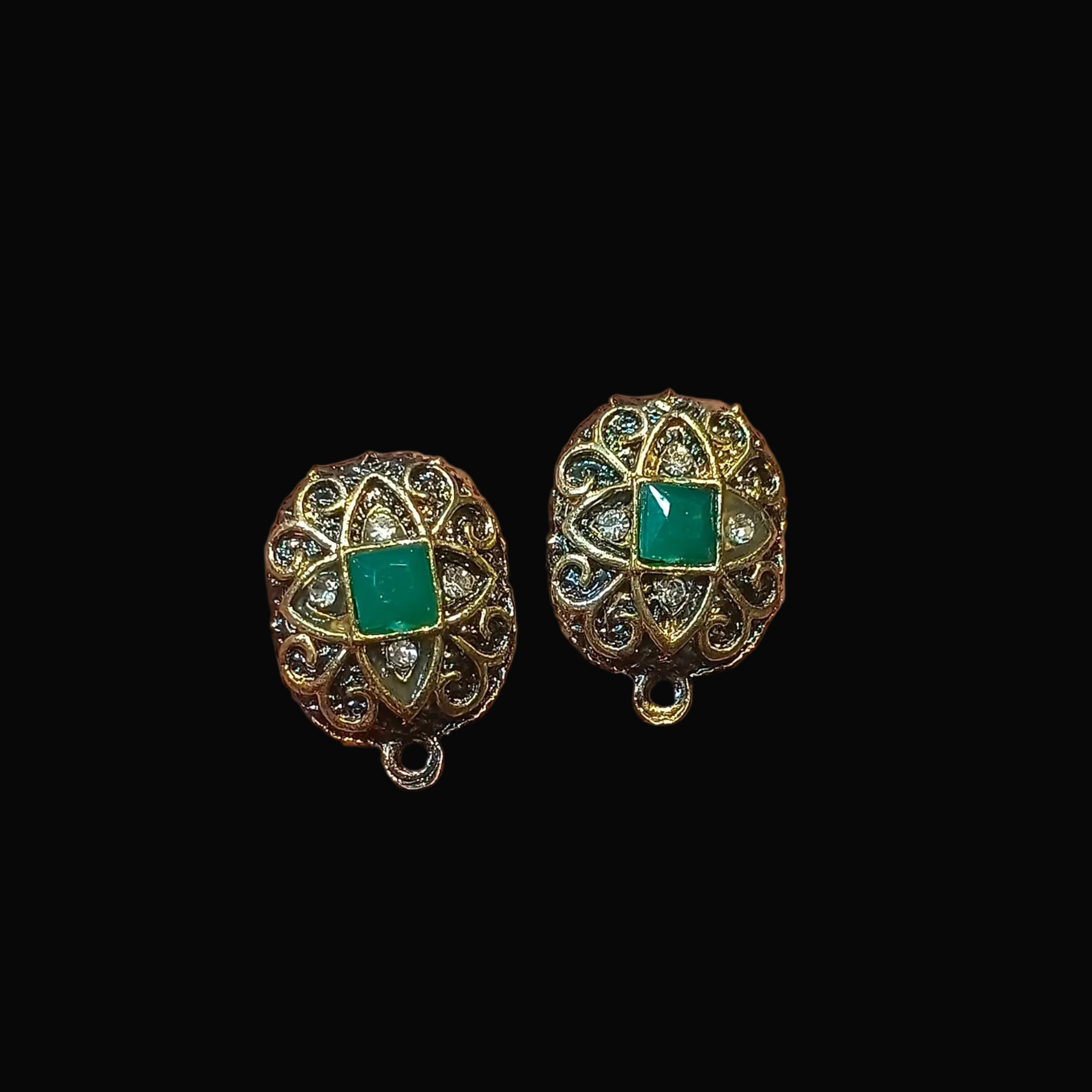 Oxidised kundan Tops || 1 pair ||