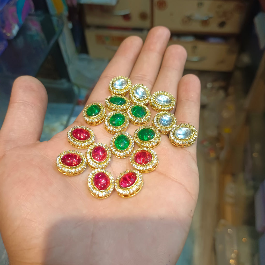 Premium brass kundan