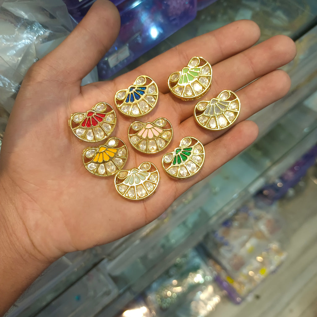 Premium Meena polki connector || 1 pcs - 3 pcs packing ||