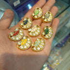 Premium Meena polki connector || 1 pcs - 3 pcs packing ||