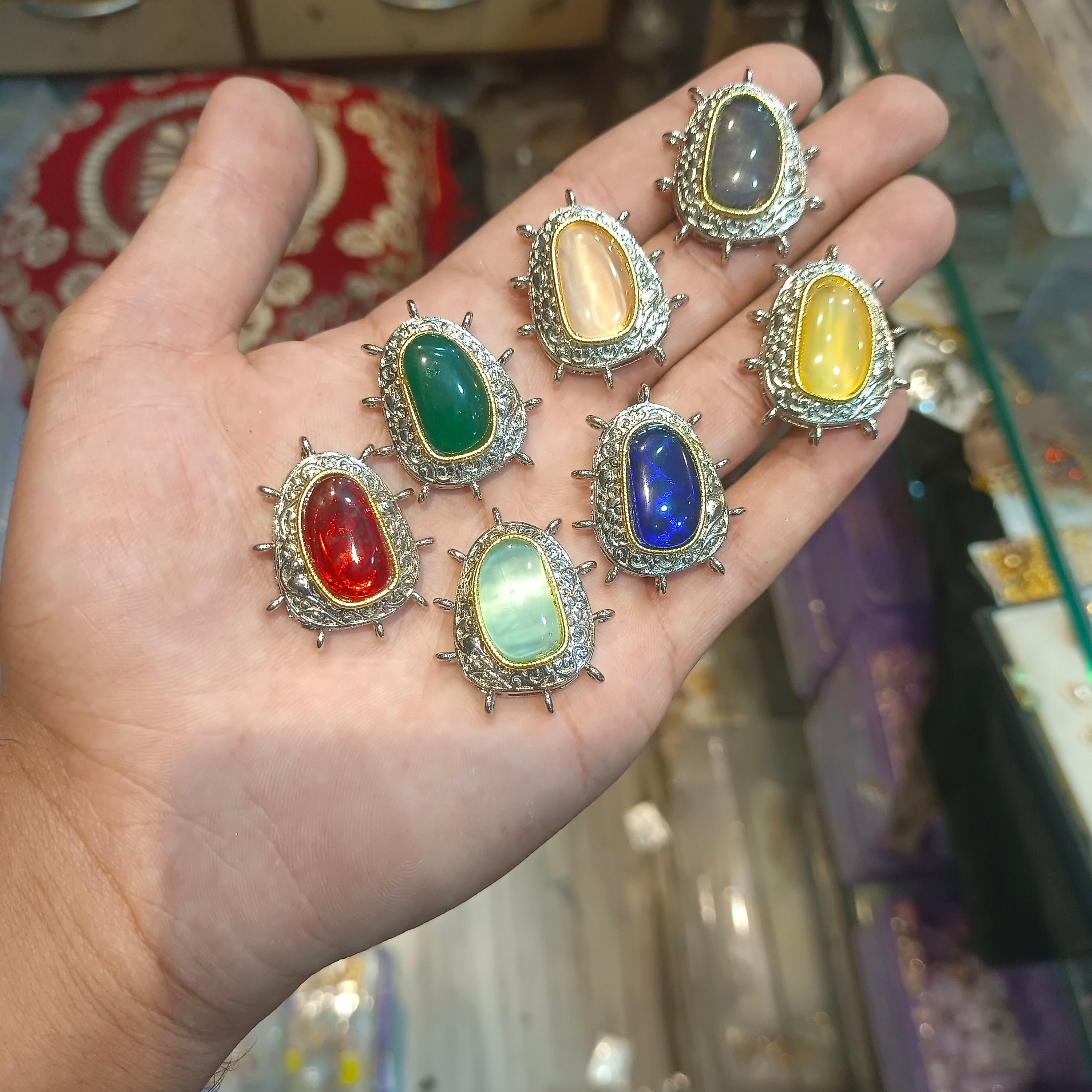 Premium brass monalisa kundan