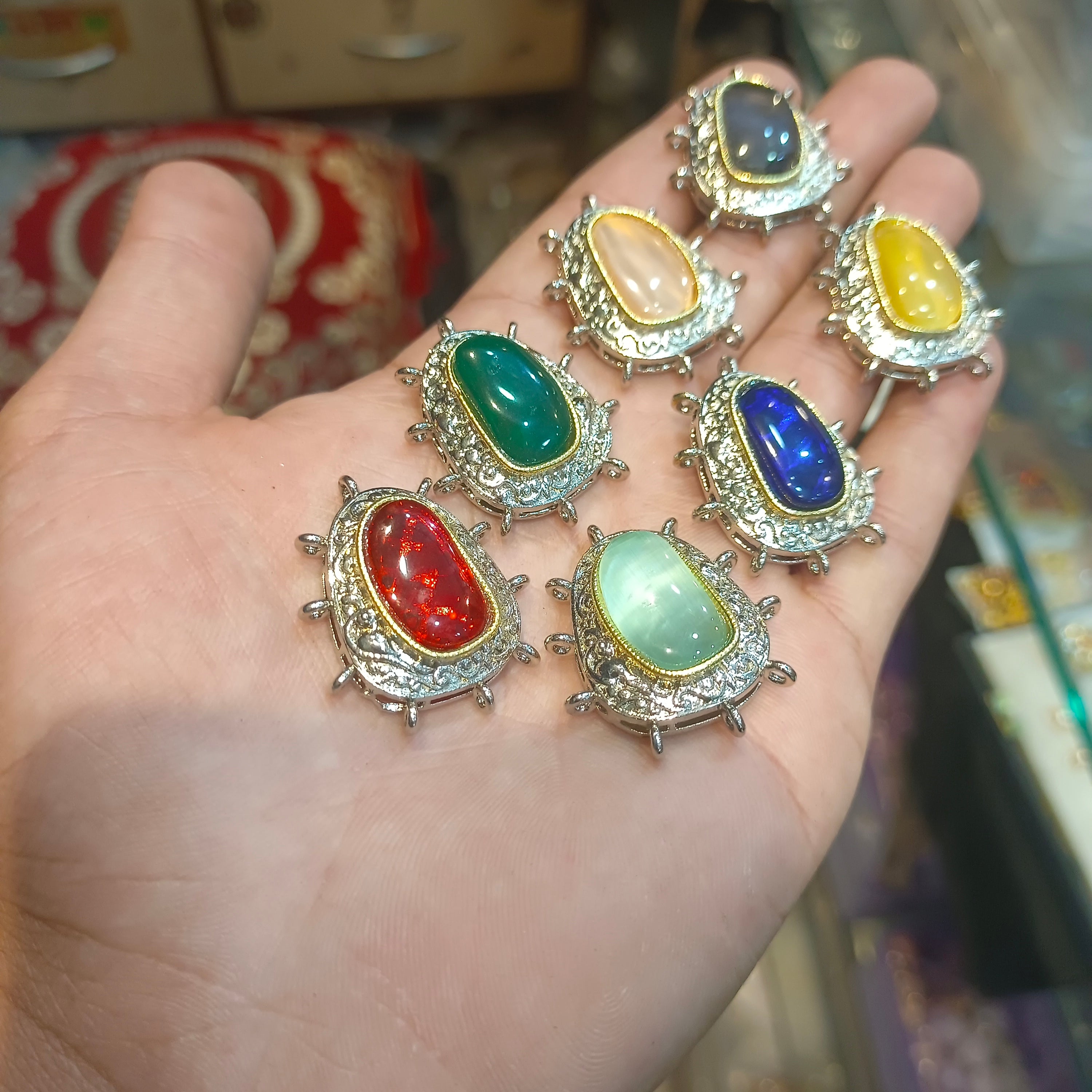 Premium brass monalisa kundan