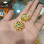 Meena kundan || 6pcs  - 12 pcs pack||