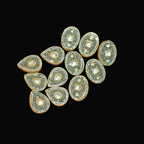 Ad kundan || 1 - 12 pcs packing || anti tarnish ||