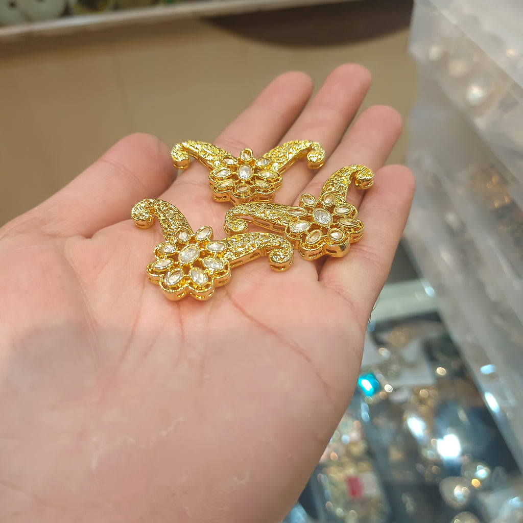 Premium polki kundan || 1 - 6 pcs packing || anti tarnish